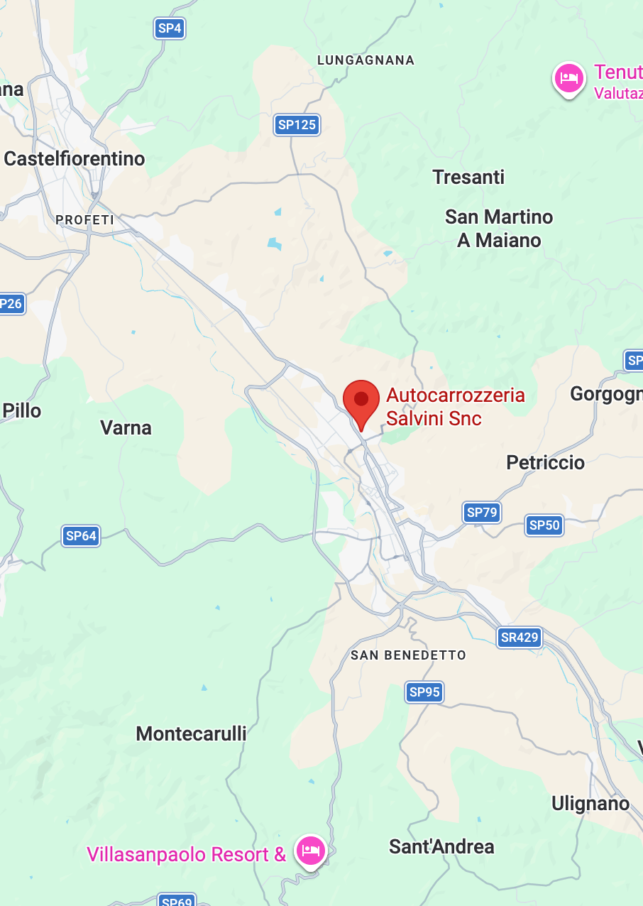 Mappa Autocarrozzeria Salvini